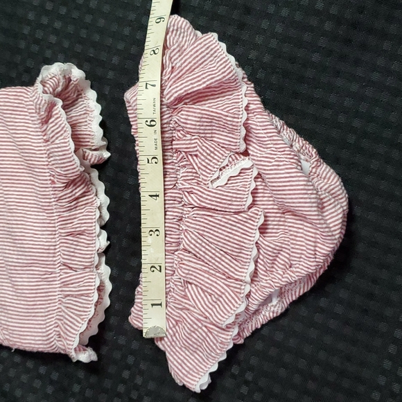 DBA Blanks, red & white, cotton, 6 month, bikini, bathing suit, swim suit, - Picture 6 of 6